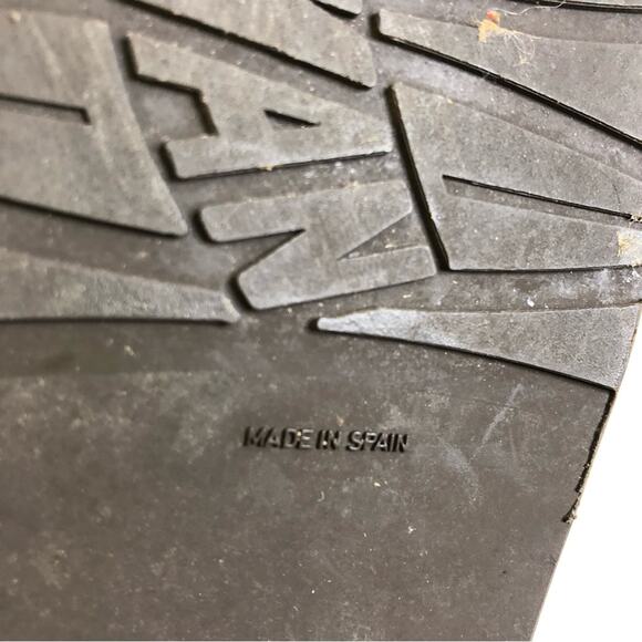 Stuart Weitzman dark brown suede fur trim buckle tall boots size 7.5 M - Picture 13 of 16